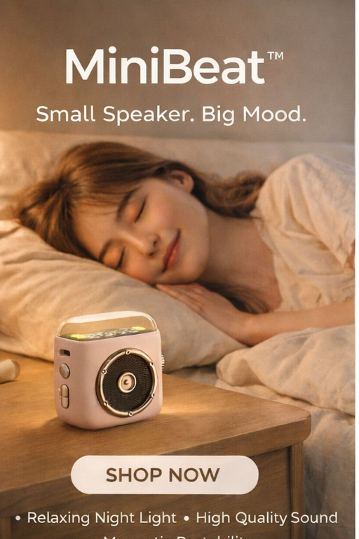 technology and beauty tech and beauty products AquaBeat™ waterproof Bluetooth speaker designed to bring music